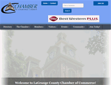 Tablet Screenshot of lagrangechamber.org